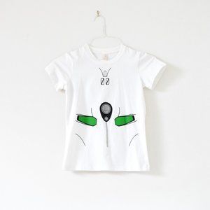 Neon Genesis Evangelion Rei Ayanami Plugsuit Graphic T-shirt | Size S